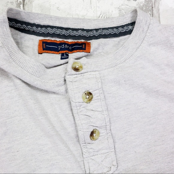 PD&C Button Collar Long Sleeve Shirt - Picture 5 of 8